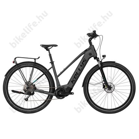 Kellys E-Cristy 30 Grey női trekking Ebike 9 fokozatú Altus váltó, Panasonic motor, L