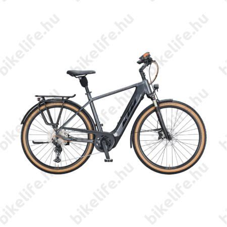 KTM Macina Style 620 elektromos kerékpár Bosch Performance Line CX meghajtás férfi váz, szürke, 51cm