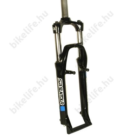 Suntour XCE MTB teleszkóp 1-1/8"x255mm, 80mm út, A-Head nyak, V-fékes, fekete