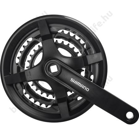 Shimano Tourney FC-TY301 MTB, cross vagy trekking hajtómű 28/38/48-as lánckerekekkel 6-7-8 fokozatú rendszerekhez