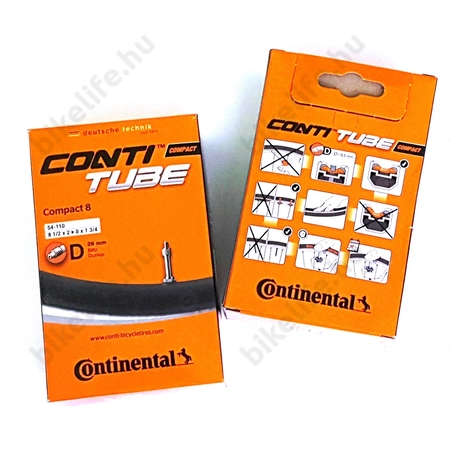 8-1/2x2"-os Continental tömlő, belső gumi (roller vagy babakocsi) DV hagyományos szelep (54-110)