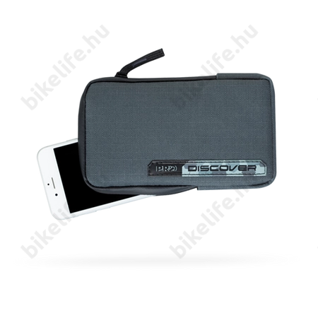 Pro Discover mobiltelefon tartó táska gravel vízálló szürke