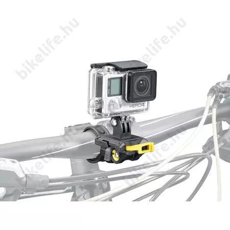 Topeak univerzális sportkamera adapter Sony/Go Pro/Shimano/Garmin-hez, kormány, nyereg, fejvédő (a termék ára a sportkamerát nem tartalmazza)