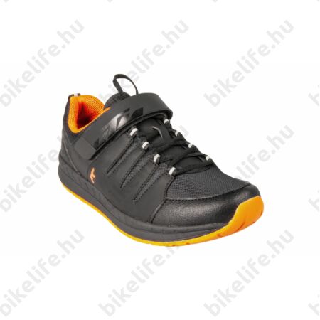 KTM Factory Character kerékpáros cipő fekete/narancs 44-es