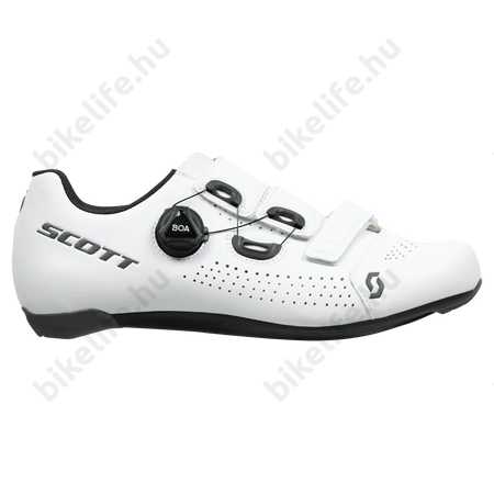 Scott Road Team országúti cipő Boa fűző fehér/fekete 46-os