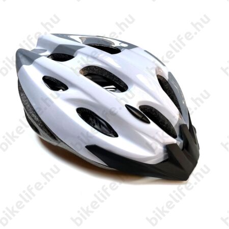 Kellys KLS Blaze kerékpáros bukósisak fehér/szürke M/L-es 58-61 cm