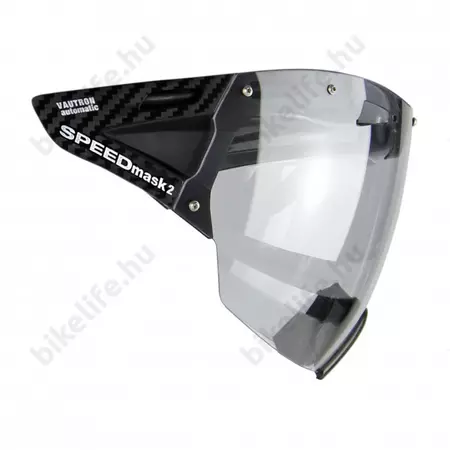 Bukósisak kiegészítő Casco Speedmask 2 Vautron black fotokromatikus lencse fényre sötétedő (szemüveg SPEEDairo, SPEEDster, ROADster modellekhez)
