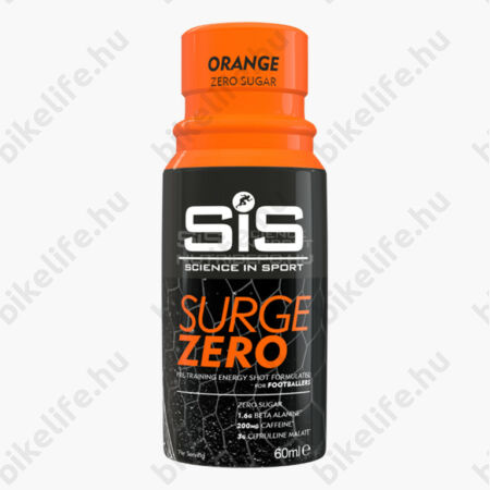 SIS Surge Zero koffein ital, 60 ml, 200mg koffein, Narancs íz