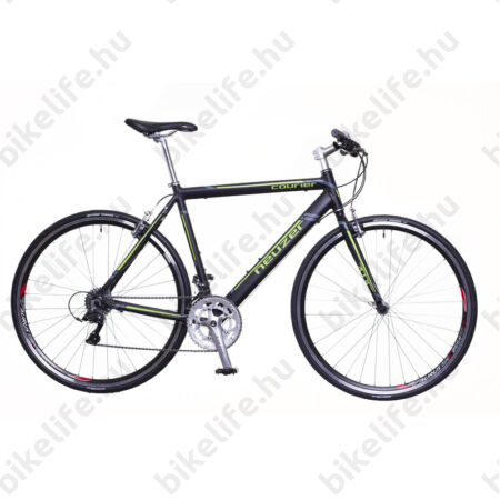 Neuzer Courier DT fitness kerékpár 16 fokozatú Shimano Claris váltó, fekete/zöld-szürke, 58cm