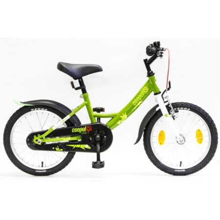 Csepel Drift 16"-os fiú gyerek kerékpár kontrafékes gyíkos zöld/fehér