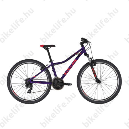 Kellys Naga 70 Purple MTB 26" kerékpár 21 fokozazú Shimano TY300 váltó, 13,5"