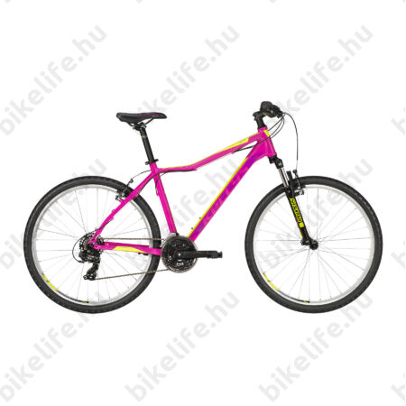 Kellys Vanity 10 Pink női MTB 26" Kerékpár 21 fokozat Shimano TY500 váltó, V-fék, 15"/XS