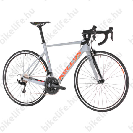 Kellys URC 30 Grey/Orange országúti kerékpár 22 fokozatú Shimano 105 váltó, karbon váz+villa, S