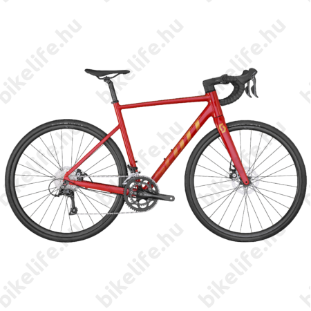 Scott Speedster 30 disc alu országúti kerékpár 18f Shimano Sora váltó carbon villa piros M