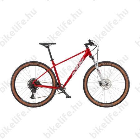 KTM Ultra Fun 29"-os MTB kerékpár 12fok. Sram SX váltó hidr.tárcsafék chrome red XL/53cm