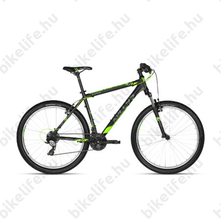 Kellys Viper 10 2018 27,5" MTB kerékpár 21fok. TX800 váltó, V-fék, Black/lime 21,5"