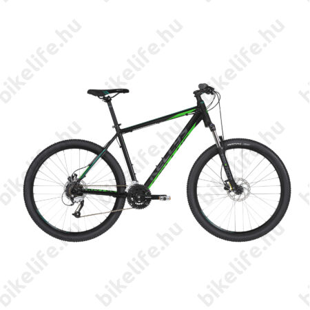 Kellys Madman 50 Black Green 2019 27,5"-os MTB kerékpár 24f. Altus váltó, hidr. tárcsafék, 17,5"