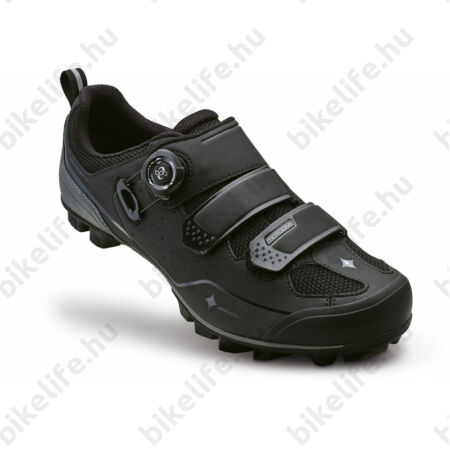 Specialized Motodiva női MTB kerékpáros cipő 38-as BOA fűzőrendszerrel, fekete/grafit