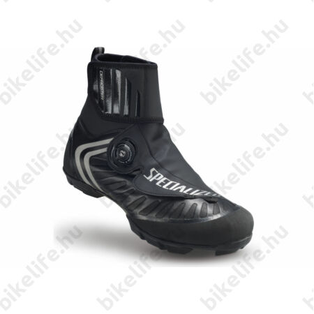 Specialized Defroster Trail téli MTB kerékpáros cipő 45-ös BOA fűzőrendszerrel, magasszárú, fekete