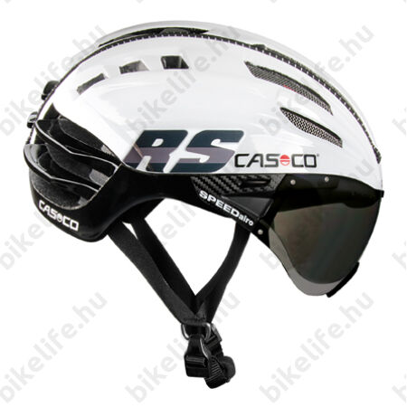 Casco Speedairo RS országúti bukósisak Vautron(fényre sötétedő) lencsével, fehér/fekete L (59-63cm fejkerület)