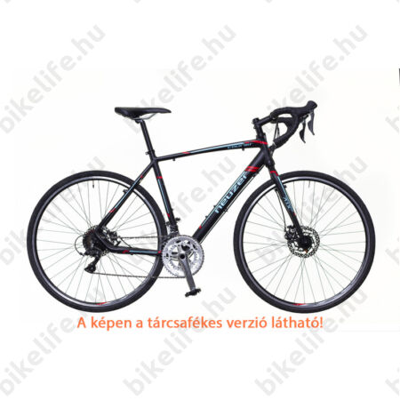 Neuzer Courier CX ciklokrossz kerékpár Claris fekete/türkiz-piros matt 62cm