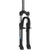 Suntour M3010 MTB teleszkóp 22,2x55x175mm-es menetes nyak, V-fékes, állítható előfeszítés, fekete