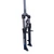 Suntour XCM P-D-RL 26&quot; MTB teleszkóp 1-1/8&quot; A-Head, 100mm, kormányról vezérelhető lockout, tárcsa/V-fékes, fekete