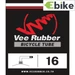Vee Rubber vagy Hartex 16"-os tömlő, belső gumi elektromos kerékpárhoz 16x2,5/2,7/3,0"-os külsőgumikba hajlított auto szeleppel