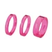 BBB BHP-37 TransSpace AH gyűrű átlátszó magenta 2x5mm+1x10mm