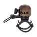 Kellys KLS Bang 50 coffe csengő szilikonpántos adapterrel, barna