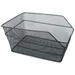Kosár hátsó fekete sűrű mély 29cm szélesség X 39cm hosszúság X 19cm magasság