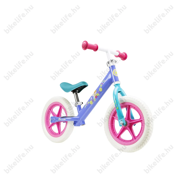 Disney Frozen futóbicikli fémvázas, tömör kerekű, lila