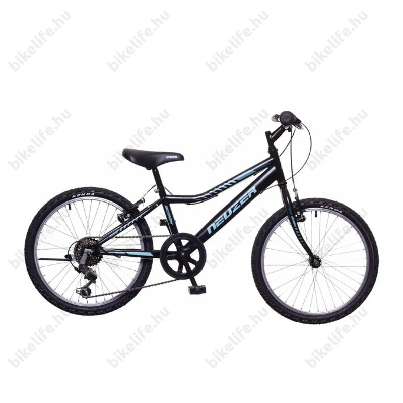 Neuzer Bobby 20-as fiú gyerek kerékpár 6 sebességes Shimano váltóval fekete/celeste
