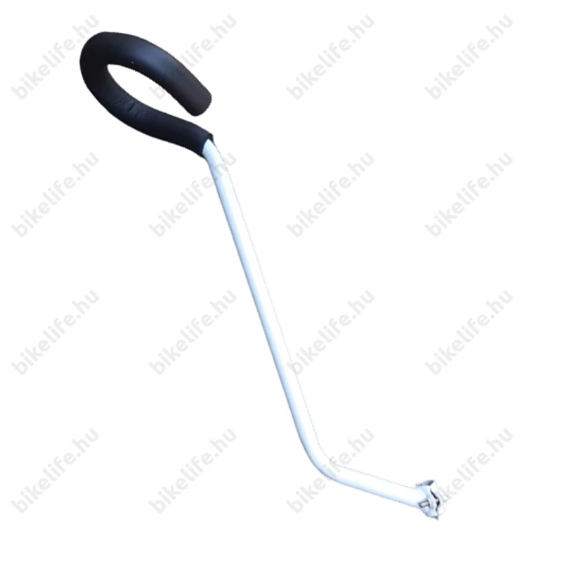 Ridepositive nyeregcsőre szerelhető tolórúd gyerek kerékpárhoz szivacs markolattal fehér vagy fekete színű
