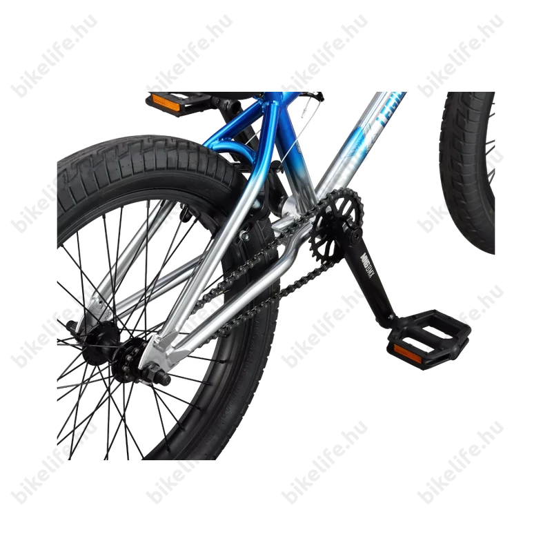 Mongoose Legion L60 BMX kék/ezüst 3részes hajtómű 14mm-es hátsó tengely 1-1/8