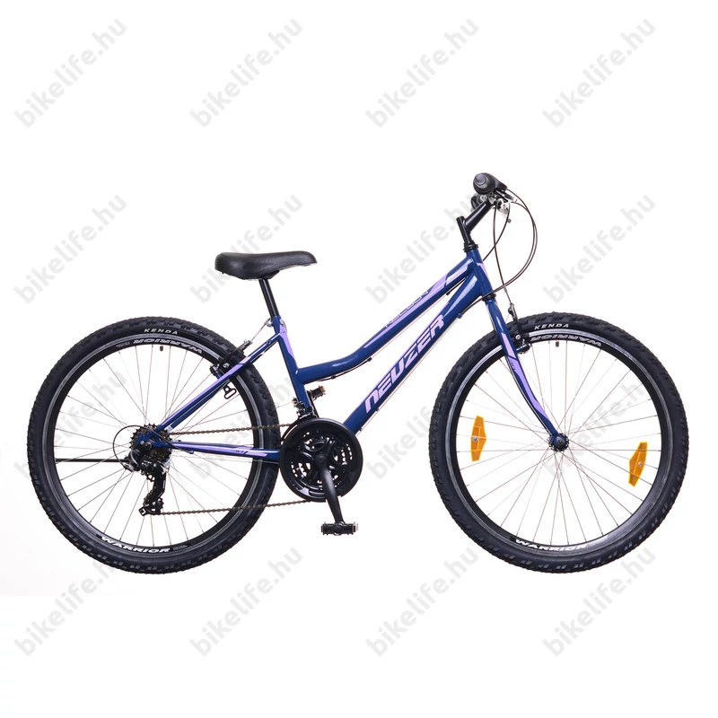 Neuzer Nelson 30 női MTB kerékpár 21sebességes, duplafalú kerekek, kék/lila 19