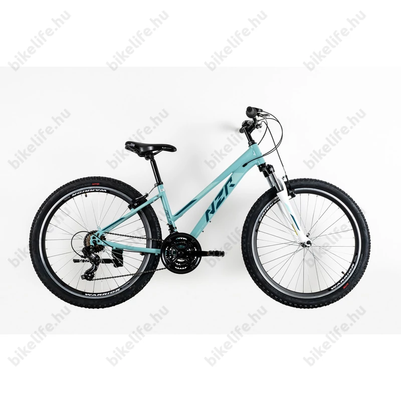 Neuzer Nelson 30 női MTB kerékpár 21 sebességes, teleszkóp, türkiz/zöld 17