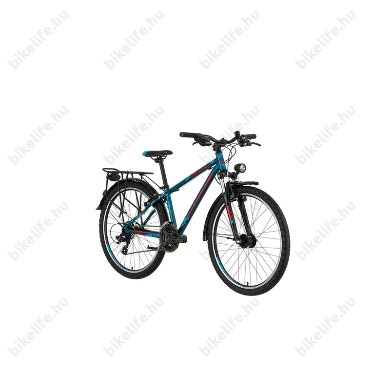 Kellys Naga 90 MTB kerékpár 21 fokozatú TY300 váltó, trekking felszereltség, 13,5