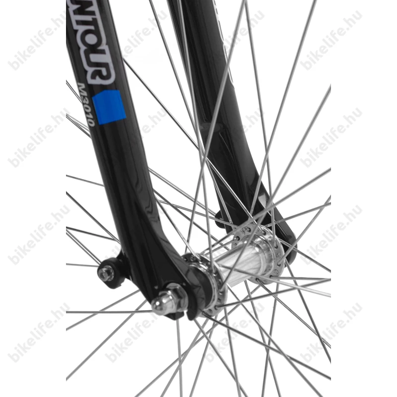 Csepel Traction 100 férfi trekking kerékpár, alumínium váz, 21 fokozat, fekete, 23