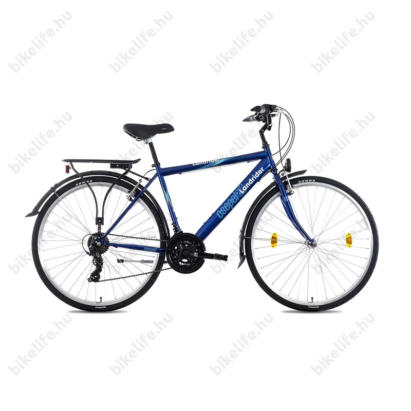Csepel Landrider férfi trekking kerékpár Shimano RS/TX váltó, duplafalú abroncs, sötétkék 19