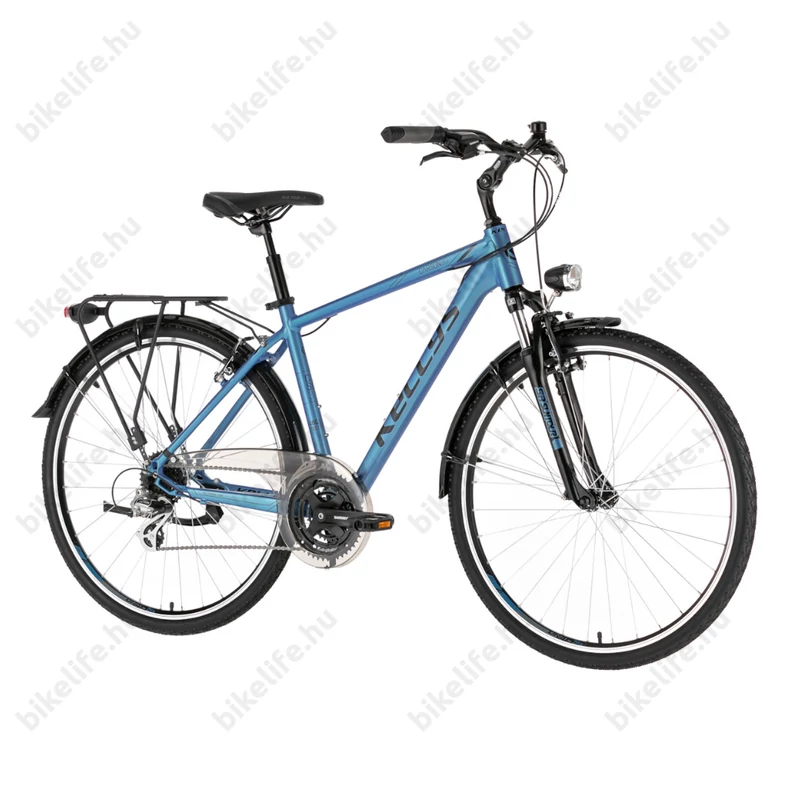 Kellys Carson 30 Blue férfi trekking kerékpár 24 fokozatú Shimano Altus váltó, V-fék, S/17