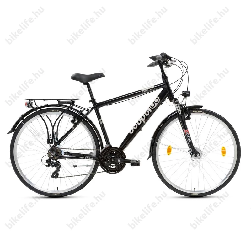 Csepel Traction 150 férfi trekking kerékpár, alumínium váz, 21 fokozatú, férfi, fekete 19