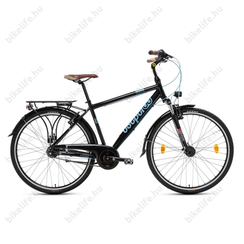 Csepel Spring 200 férfi trekking kerékpár, alumínium váz, 7 fokozatú Nexus agyváltó, fekete, 21