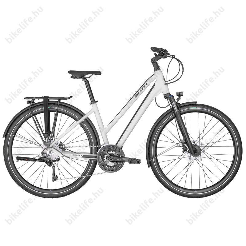 Scott Sub Sport 10 Lady női trekking kerékpár 30f Shimano Deore XT váltóval SR NRX-D-Air tel fehér M