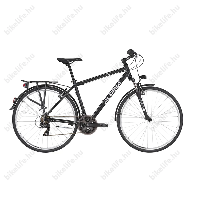 Alpina ECO T10 Grey férfi trekking kerékpár 21fok. TY300 váltó, alumínium váz, teleszkóp, 21