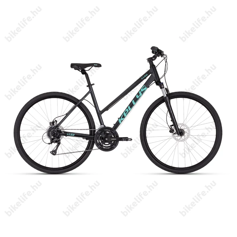 Kellys Clea 90 Graphite Grey női cross kerékpár 24 fokozatú Acera váltó hidraulikus tárcsafék S/17