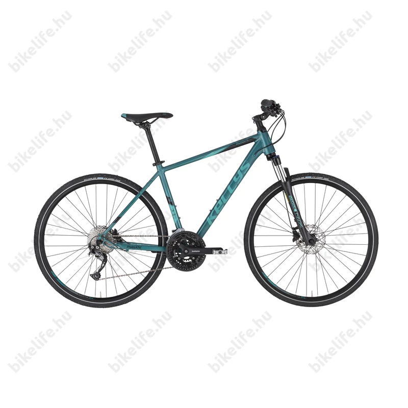 Kellys Phanatic 30 Teal cross kerékpár 27 fok. Alivio váltó, Shimano hidraulikus tárcsafék M/19