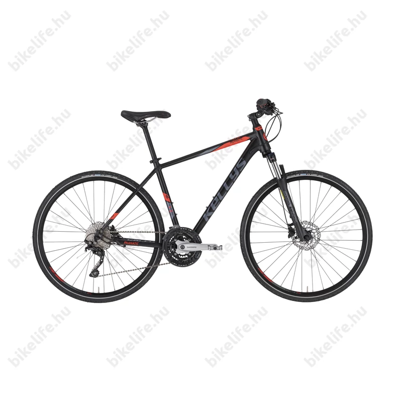 Kellys Phanatic 50 cross kerékpár 30 fokozatú Deore váltó, Shimano tárcsafék, S/17