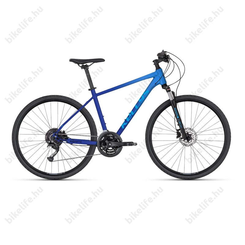 Kellys Phanatic 20 Blue cross kerékpár 27 fokozatú Altus váltó, Shimano hidraulikus tárcsafék L/21