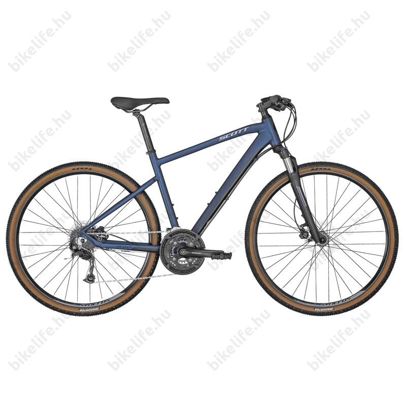 Scott Sub Cross 30 férfi cross kerékpár 27f. Alivio váltó Suntour NEX HLO 63mm sötétkék L